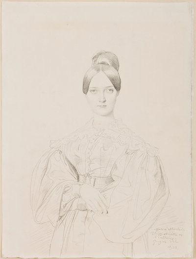 Portrait of Madame Thiers by Jean Auguste Dominique Ingres